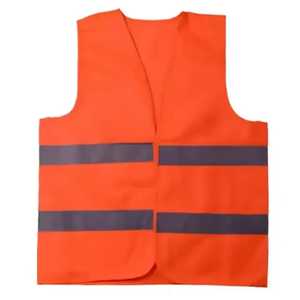 Vente en gros 2025 personnalisé 100% polyester réfléchissant sécurité Chaleco gilet haute visibilité décontracté vêtements d'extérieur bouton décoration - Product Image 2