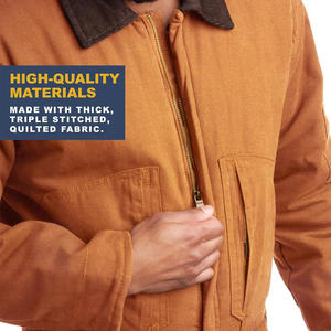 Mono de trabajo de moda para hombre con bordado de impresión de logotipo personalizado Traje DE PROTECCIÓN DE uniforme industrial duradero Proveedor OEM - Product Image 4