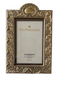 Cadre photo métallique suspendu, nature morte d'anniversaire, finition personnalisée, fait main, luxe léger, gris foncé, décoration maison Ramadan - Product Image 2