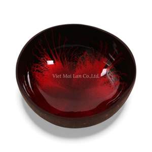 Cuenco de Coco con Incrustaciones de Nácar, Hecho a Mano, Natural, Ecológico, Decoración para el Hogar - Product Image 2