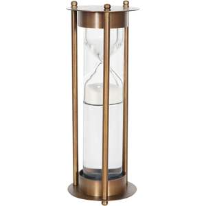 Luxury Metal <b>Hourglass</b> <b>Timer</b> Golden Frame Clear Glass Sand <b>Timer</b> Decorative Piece For Living Room Table - Product Image 6