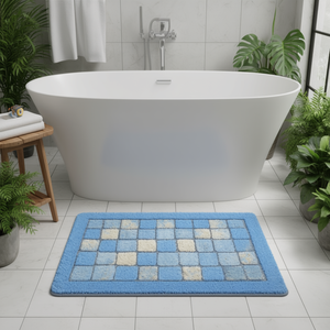 Tapis de bain MOSAICO Azzurro (110x60cm) 13678 - Product Image 3