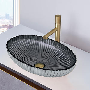 <span class=keywords><strong>Lavabo</strong></span> de <span class=keywords><strong>cristal</strong></span> de diseño personalizado de fábrica, encimera transparente, <span class=keywords><strong>lavabo</strong></span> de vaso de vidrio templado - Product Image 5