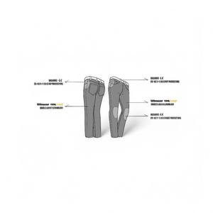 Jeans da Moto da Donna Electra Lady PMJ - Abbigliamento Traspirante per Moto e Corse - Promozione Speciale - Product Image 2