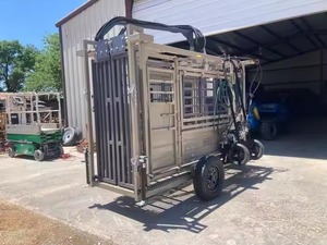 2024 nouveau hydraulique Squeeze Chute Circle T équipement d'élevage en acier inoxydable en plastique fonte papier-disponible à la vente - Product Image 3