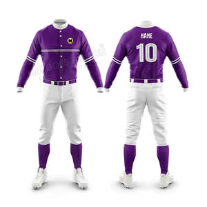 Uniforme de Béisbol Personalizado de Alta Calidad - Conjunto de Manga Corta, Talla Grande, Secado Rápido y Transpirable para Equipos de Béisbol - Product Image 2