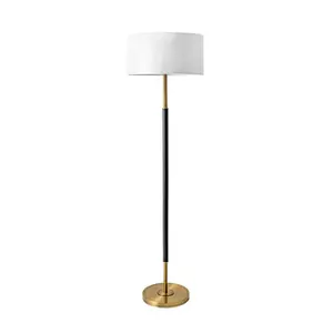Luxe Meilleur dans la catégorie Lampe sur pied LED moderne indienne en tissu plaqué argent lampe longue durée pour la décoration de la maison/hôtel - Product Image 6