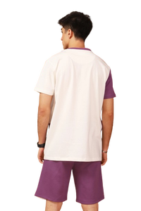 ชุดกางเกงขาสั้นของผู้ชายมาใหม่ไซส์ใหญ่พิเศษมาใหม่ล่าสุดเสื้อยืดแฟชั่นกางเกงขาสั้นระบายอากาศได้ดีไม่ยับง่าย - Product Image 5