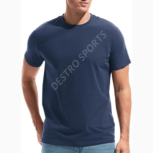 เสื้อยืดผู้ชายคอกลมเข้ารูปแขนสั้นระบายอากาศแห้งเร็วเสื้อผ้าฝ้ายทำจาก100% - Product Image 5