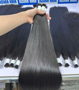 Wholesale Vietnamese Human <b>Hair</b> Bulk Natural Black Custom Dye <b>Colors</b> <b>Hair</b> <b>for</b> <b>Braiding</b> - Product Image 5