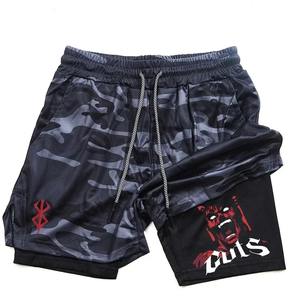 Shorts de basket-ball unisexes amples pour adultes, taille plus, imprimés personnalisés, poche, séchage rapide, respirant, entraînement, gym, fitness, course à pied - Product Image 3