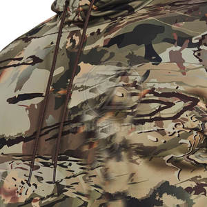 Sudadera con capucha de camuflaje básica para exteriores para hombre con bolsillo frontal y capucha con cordón Sudadera con capucha elegante con estampado de camuflaje - Product Image 6