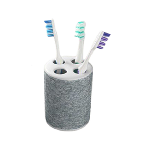 Porte-brosse à dents galvanisé de nouvelle conception porte-brosse à dents de forme ronde de qualité supérieure pour l'utilisation de la salle de bain à domicile - Product Image 1