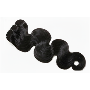 Cabello Humano Remy Indio de Primera Calidad 100% con Cutícula Alineada para Extensiones de Microanillos, Super Doble Trama, Doble Trama a Máquina - Product Image 1