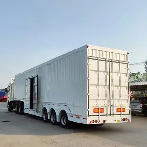 Trailer Vehicle 40ft 53ft Enclosed Box Van Type Semi Truck Trailers For Sale