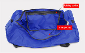 Sac de voyage pliable sur mesure, grande taille, logo personnalisé, grande capacité, léger, imperméable, en nylon 210D, TISSU INTELLIGENT - Product Image 3