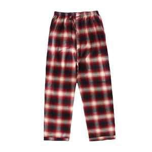 Pantalon de pyjama pour hommes de haute qualité Pantalon de pyjama en flanelle douce Vêtements de nuit pour hommes en coton personnalisé Pantalon de pyjama à carreaux - Product Image 1