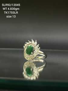 แหวนเพชรคริสตัลสีผสม2024สำหรับสตรีแหวนเซอร์โคเนียมที่สวยงามหรูหราวงแหวนพลอย S925สีเงินฝังขนาดเล็ก - Product Image 5