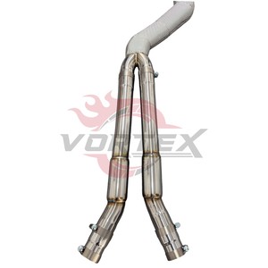 Vortex OEM, tuyau intermédiaire d'échappement haute performance de 101 mm, compatible avec BMW M3 M4 G80 G82, acier inoxydable avec bouclier thermique, système d'échappement - Product Image 1