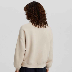 Sweat à capuche pour femme en molleton 100% coton personnalisé, demi-zip, quart-zip, surdimensionné, manches longues, imprimé, automne - Product Image 5