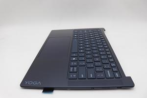 Carcasa Superior con Reposamanos para Laptop Lenovo Yoga Slim 7 14Q8X9, con Teclado y Panel Táctil, Color Azul Cósmico, 5CB1P73924 - Product Image 4