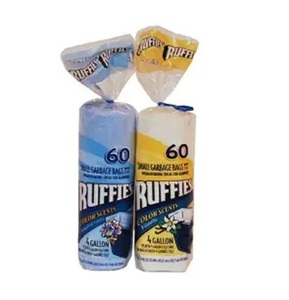 ถุงขยะรูฟฟี่ โปร ขนาด 33 แกลลอน แบบมีเชือกรูด จำนวน 30 ใบ ราคาพิเศษ - Product Image 4