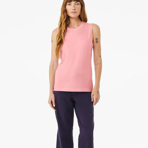 Débardeurs de sport à séchage rapide pour hommes BELLA+CANVAS, chemises sans manches pour vêtements de sport, débardeurs en tissu tri-mélange - Product Image 1