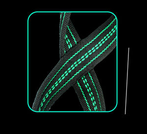 Figura de algodón 8 correas para entrenamientos de gimnasio culturismo músculo Fitness-Ajustable transpirable ligero alto estiramiento - Product Image 5