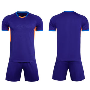 Maillots de football personnalisés unisexes, hauts de football respirants avec impression numérique par sublimation, logo avec numéro de nom d'équipe, pour adultes - Product Image 1