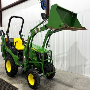 Tracteur utilitaire compact d'occasion haute performance John Deere 2025R 4x4 avec boîte de vitesses automatique, pompe, moteur et roulement pour usage agricole - Product Image 6