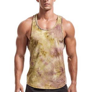 เสื้อกล้ามผู้ชายแบบแห้งเร็ว ผลิตจากโรงงาน คุณภาพพรีเมียมสั่งทำพิเศษ ระบายอากาศได้ดี เป็นมิตรกับสิ่งแวดล้อม ผลิตจากผ้าสแปนเด็กซ์/โพลีเอสเตอร์  แบบซับลิเมชั่น - Product Image 1