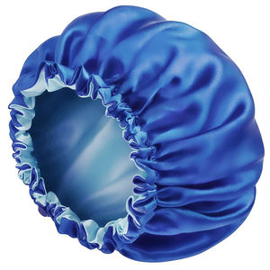 หมวกผ้าซาตินน้ำหนักเบา100% โพลีเอสเตอร์ระบายอากาศได้สวมใส่สบายเนื้อผมธรรมชาติปรับได้รองรับการนอนหลับที่เรียบเนียนยืดหยุ่น - Product Image 2