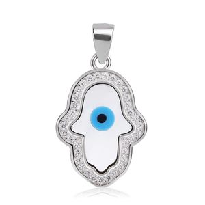 Elegante Collar de Plata 925 con Colgante de Ojo Turco y Circonita Cúbica, Regalo de Moda para Hombres, Mujeres, Niños, Niñas, Hermanas o Amantes - Product Image 2