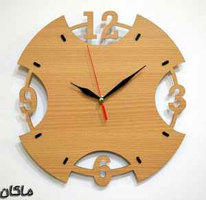Horloge murale en bois faite à la main avec logo personnalisé, style traditionnel sculpté, artisanat pratique à quartz de 24 heures pour le placement dans le salon - Product Image 5