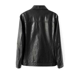 Chaqueta de cuero para hombre personalizada al mejor precio chaqueta hecha a medida de moda popular de Pakistán chaqueta de cuero de moda - Product Image 4