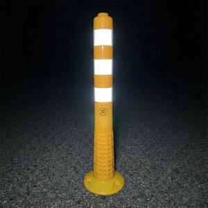 75 X 8 cm TPE Delineator Yellow Traffic Warning Product with <b>Socket</b> - Product Image 3