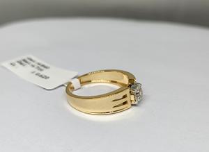 ชุดแหวนเพชรขนาด14K สำหรับของขวัญแต่งงานแหวนหมั้นเพชรโตในห้องปฏิบัติการที่มีคุณภาพมาตรฐาน - Product Image 3