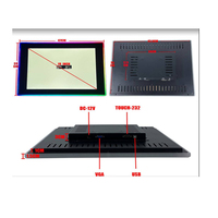 Écran tactile LED 19 pouces 3M +12V avec prise US personnalisée pour jeux POG KENO Maquina Tragamonedas WMS 550 Pot Gold