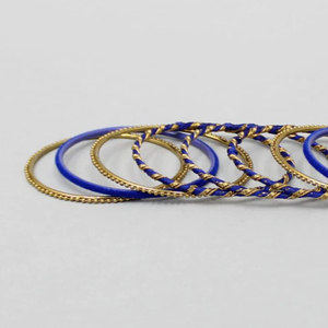 2025 vente en gros de haute qualité mariage velours bracelets ensembles OEM Services ethnique à la main bracelets en verre pour les femmes - Product Image 5