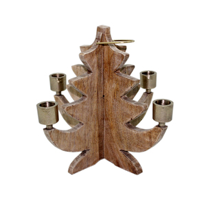 Portavelas de Adviento de Metal con diseño rectangular único, acabado dorado, hierro, hogar, fiesta de Navidad, iluminación, decoración, vela de Metal - Product Image 4