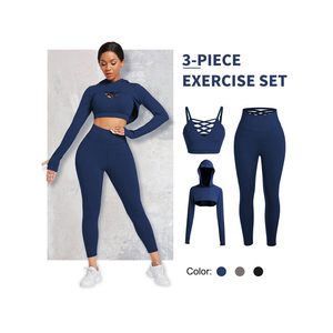 Conjunto de yoga para mujer de alta calidad, tamaño y color personalizados, hecho a medida, a precio económico. - Product Image 6
