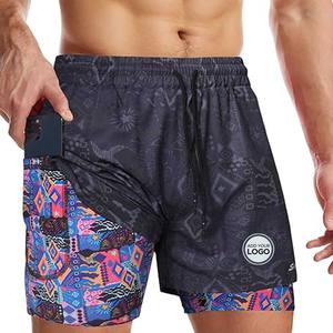 <b>Men's</b> <b>2</b> <b>in</b> <b>1</b> Running <b>Shorts</b> with Liner - 9'' Quick Dry for Workout Sports Athletic with Pockets - Product Image 3