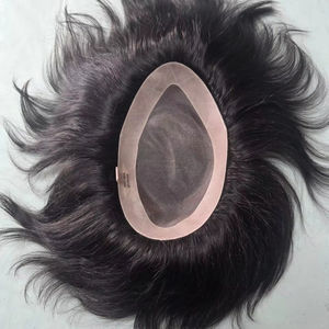 Perruque toupet en cheveux indiens Mono Base, prothèse capillaire, vague corporelle, vague lâche, cheveux Remy, Taz Hair Bangladesh - Product Image 1