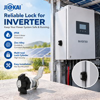 Serrure de cabinet industrielle pour boîtier d'onduleur solaire, en alliage de zinc moulé sous pression, avec cylindre haute sécurité JK615