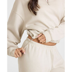 Sudaderas con Capucha Personalizadas Unisex de 420 g/m² para Mujer, Sudadera de Algodón con Cuello Redondo y Hombros Caídos, Estampada, Informal, de Invierno, Talla Grande - Product Image 4