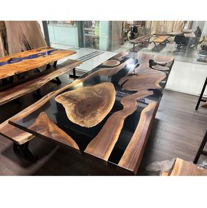 Table à manger en résine de qualité export pour les bureaux modernes, les salles à manger et les salons de direction, disponible au meilleur prix - Product Image 3