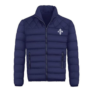 Chaqueta de invierno con logotipo personalizado de tendencia superior Chaqueta acolchada con cremallera estampada transpirable de poliéster 100% de ATLANTIC - Product Image 1