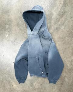 Sudadera con Capucha de Felpa para Hombre, Estilo Urbano, Lavado Ácido, 500 GSM, Gruesa, 100% Algodón, Tejido de Punto, Impresión Digital Personalizada, Invierno - Product Image 4
