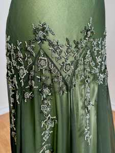 Robe de soirée en mousseline de soie pour adultes sans manches antistatique Spandex Respirant A-Line Floor-Length Casual Club Party Occasions - Product Image 2