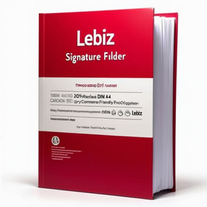 แฟ้มเอกสาร Leitz Signature ผลิตจากวัสดุรีไซเคิล 100% สีแดง/เทา 20 ช่อง ขนาด DIN A4 กระดาษแข็งสีเทา-เป็นมิตรกับสิ่งแวดล้อม - Product Image 2